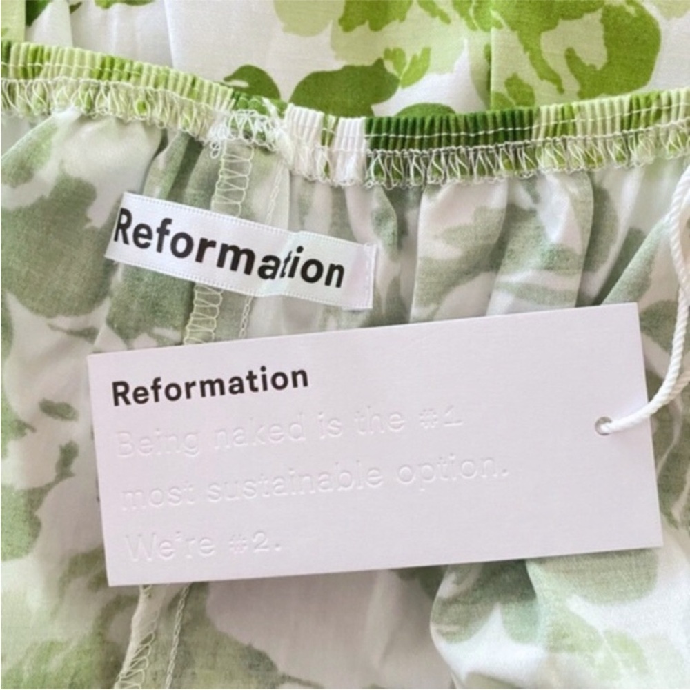 NEW Reformation East Dress Rialto Medium - Picture 13 of 16